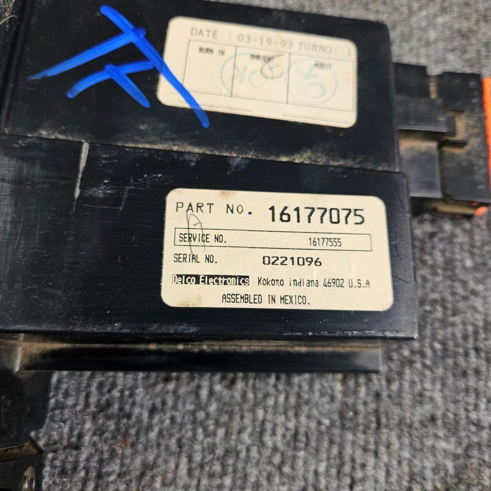 Panel de control climático Chevrolet Silverado GMC C/K 1500 2500 1988-1994 16204785 Foto 4 de 4