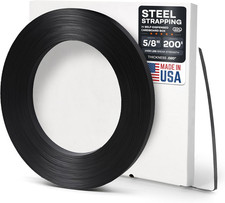 5/8" X .020" X 200' Steel Strapping Coil 1400 Lbs Break