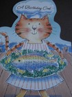 UNUSED 1997 vintage greeting card Kathy Weber BIRTHDAY w Creole Fish Stew Recipe — photo 3
