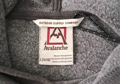 Sudadera con Capucha Avalanche Para Hombre L Gris Algodón-Poliéster Exterior Logo Otoño Invierno - Imagen 2 de 9