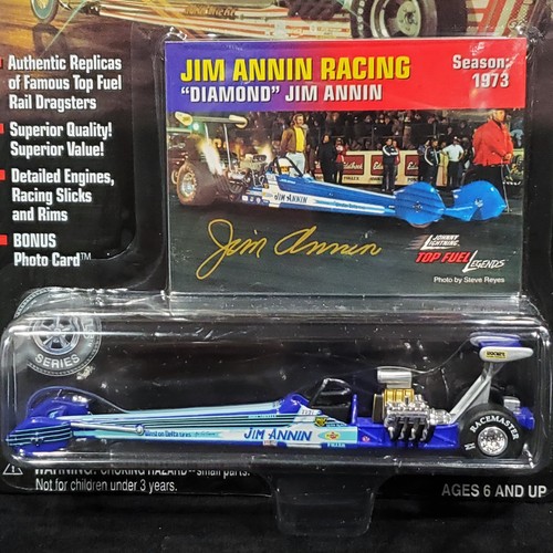 Johnny Lightning Diamond Jim Annin Racing Top Fuel Legends Dragster Car ...