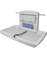 AIKE Commercial Horizontal Baby Changing Station, Wall Mounted Foldable Baby...