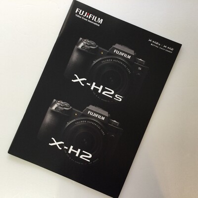 FUJIFILM X-H2 & X-H2s Japanese Digital Camera Catalog published in