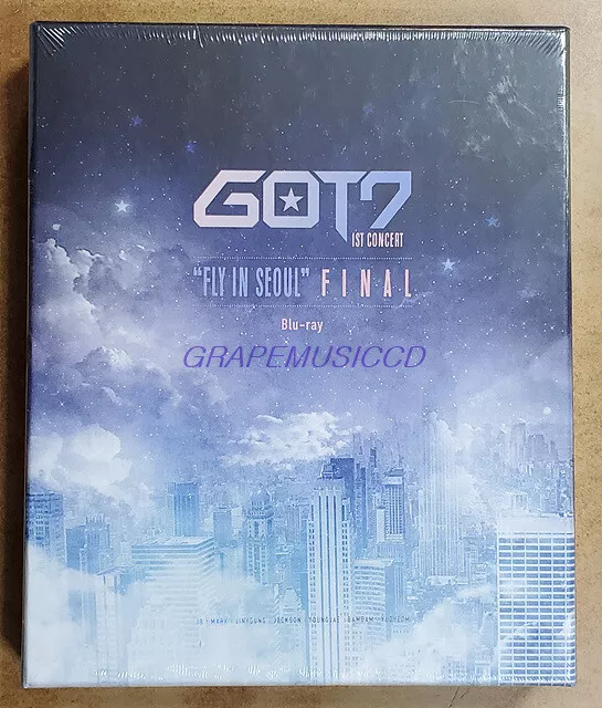 GOT7 1st CONCERT FLY IN SEOUL FINAL K-POP BLU-RAY + PHOTOCARD + PHOTOBOOK SEALED