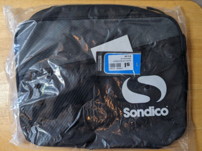 Sondico Zippered Goalkeeper Glove/Shoe/Utility Bag New Black/Charcoal 12.5x10x5''