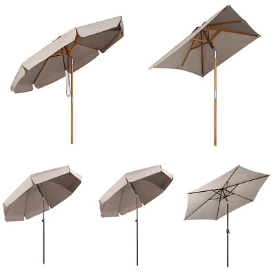 Sekey Sonnenschirm Kurbelschirm Ampelschirm Marktschirm Gartenschirm Ø 200-460cm