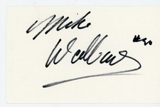 NASCAR Great - 2004 Winn-Dixie 250 Winner Mike Wallace and his autograph