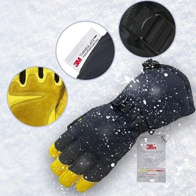Winter warme Handschuhe Thermo winddicht wasserdicht Handschuhe für kaltes Wetter Herren UK
