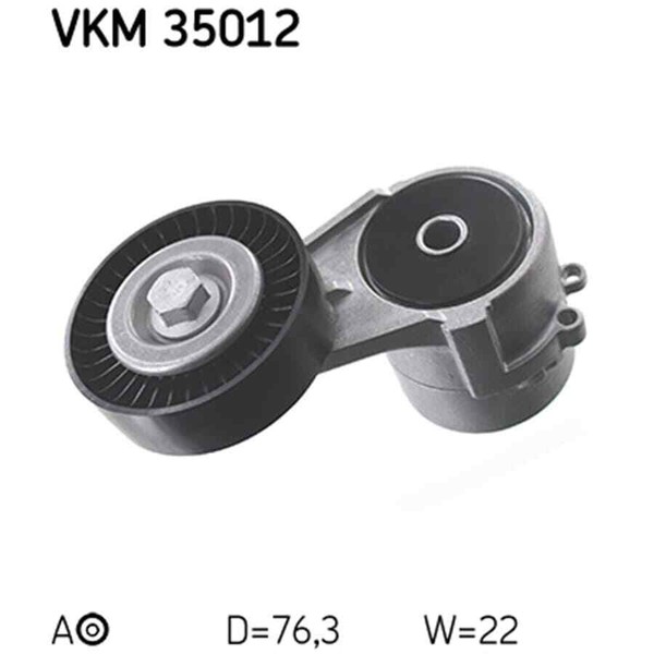 SKF Spannrolle, Keilrippenriemen VKM 35012-image