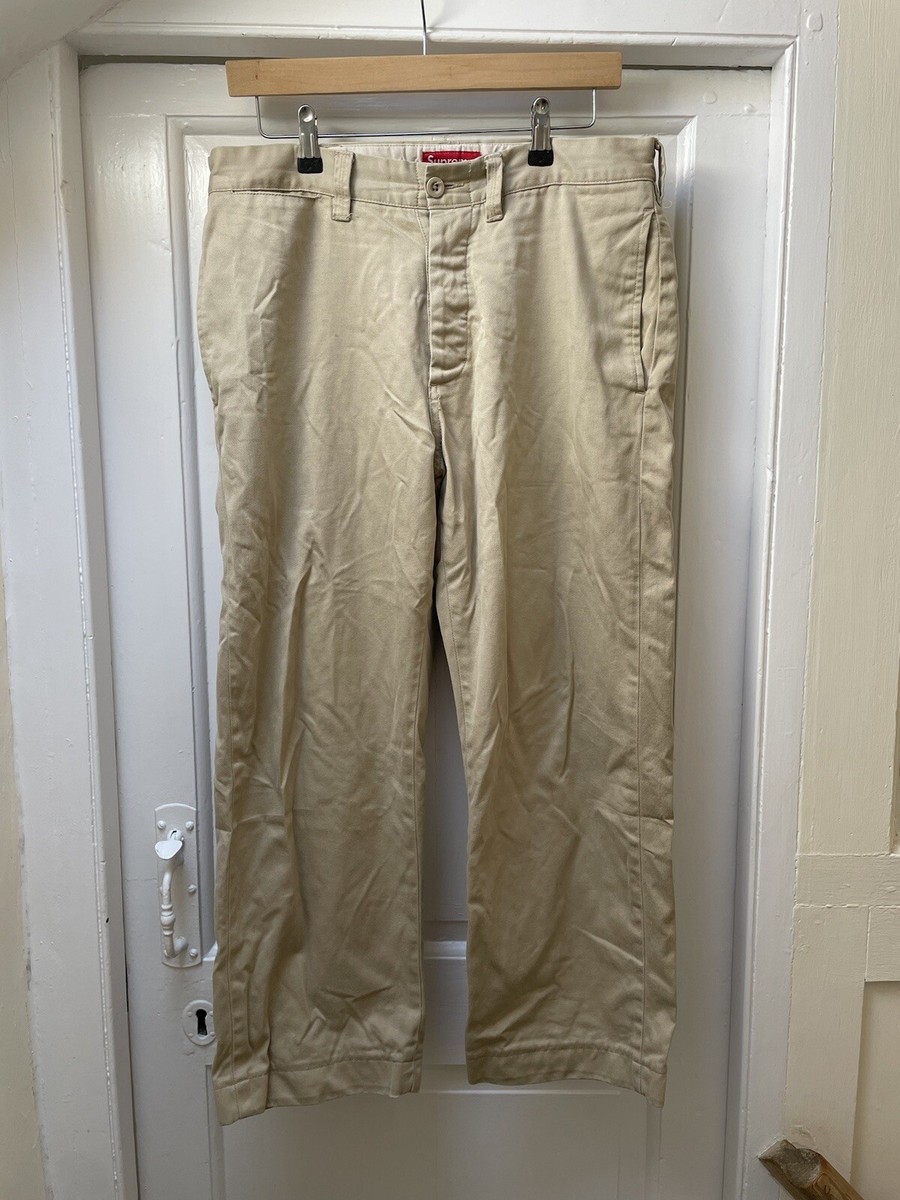 Supreme Chino Pant - Beige 30w | eBay UK