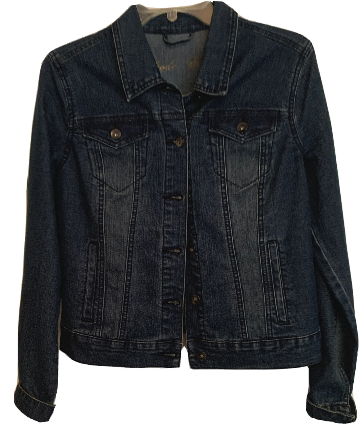 Code Bleu Womens Jean Jacket Size Small Cotton Bl… - image 2