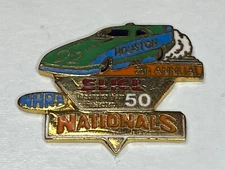 NHRA Drag Racing Race Lapel Pin 5th Annual Slick 50 Nationals Houston Texas 1992