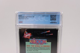 Sqoon Nintendo NES CIB Complete w/Box & Manual CGC Graded 7.5 Beauty w/8.0 Box!