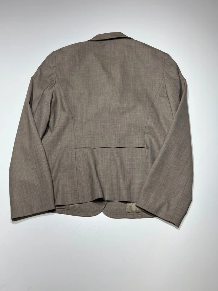 Conjunto de traje de 2 piezas Talbots para mujer talla 12 mezcla de lana elástica blazer chaqueta y falda Foto 4 de 4