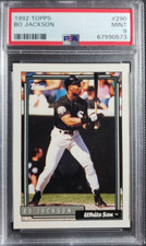1992 Topps #290 Bo Jackson PSA MINT 9 Chicago White Sox