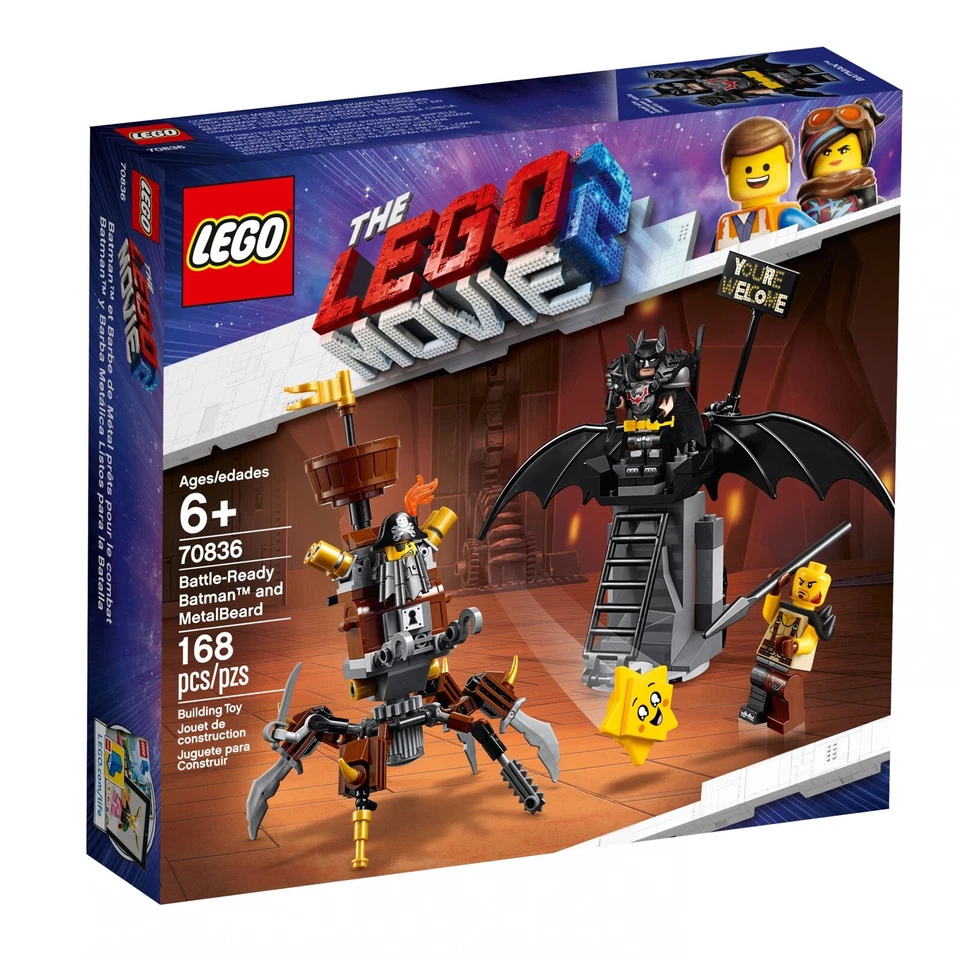 Lego The LEGO Movie 2 Einsatzbereiter Batman und EisenBart (70836) NEU/OVP - Bild 1 von 1