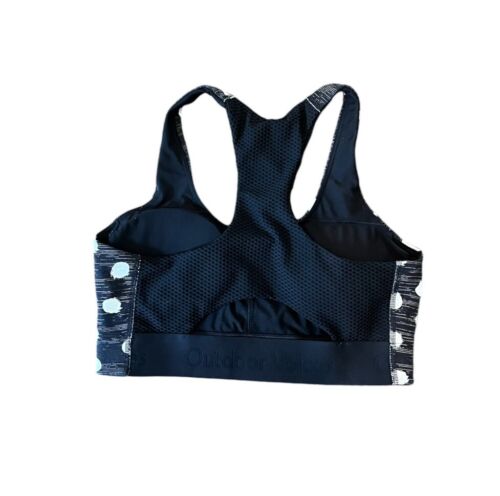 OV Outdoor Voices Doing Things Sports Bra Polka Dot XS Black White - Picture 5 of 7