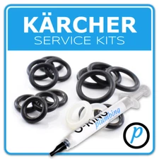 KARCHER Pressure Washer Full O Ring Seal service kit + OPTIONAL GREASE