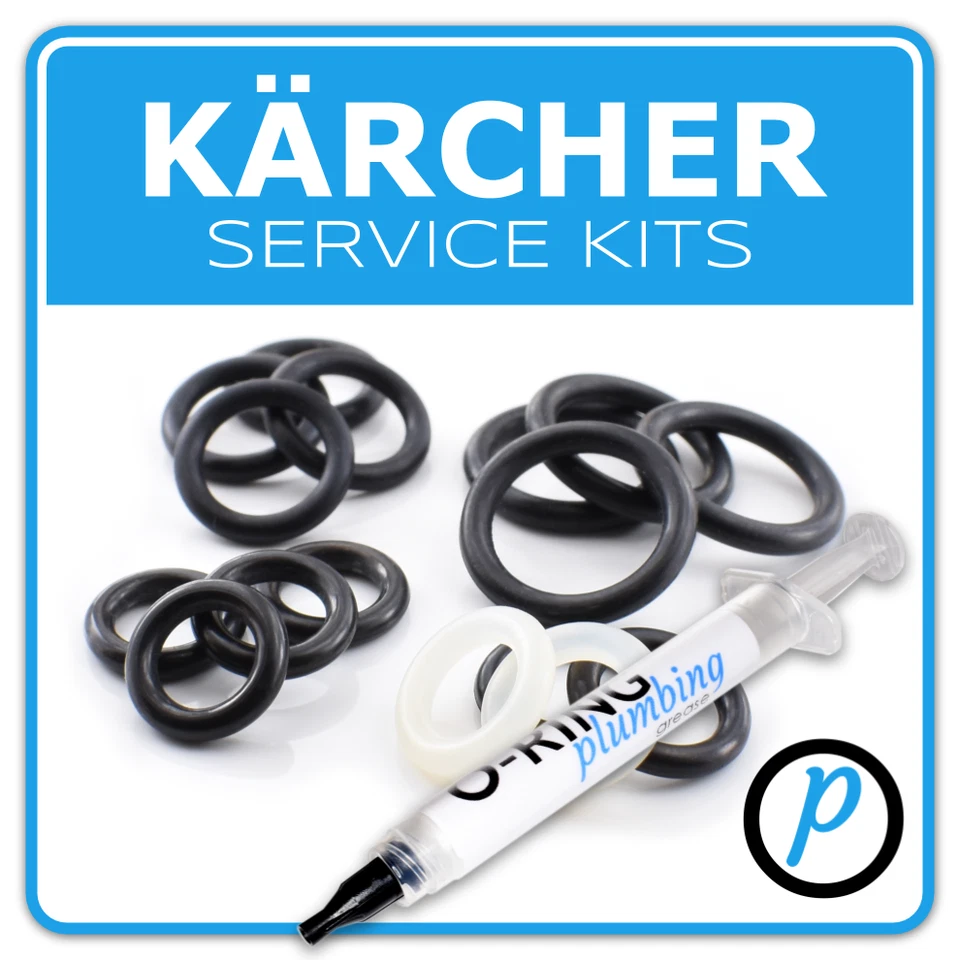 KARCHER Pressure Washer Full O Ring Seal service kit + OPTIONAL GREASE