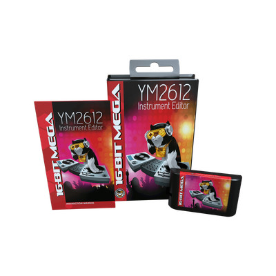 YM2612 Instrument Editor - Genesis / Mega Drive - Complete in Box CIB - Mega Cat