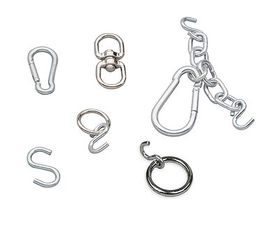 C-2 PDR Chain, Hook, and Spring Link Leverage 6 Piece Paintless Dent Repair Set