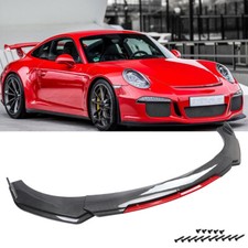 Front Bumper Lip Spoiler Splitter Body Kit Carbon Red For Porsche 911 Carrera Gt