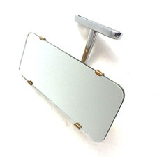Ahh5198 - Interior Rear View Classic Mirror Mga Gold Backed As Original Concours