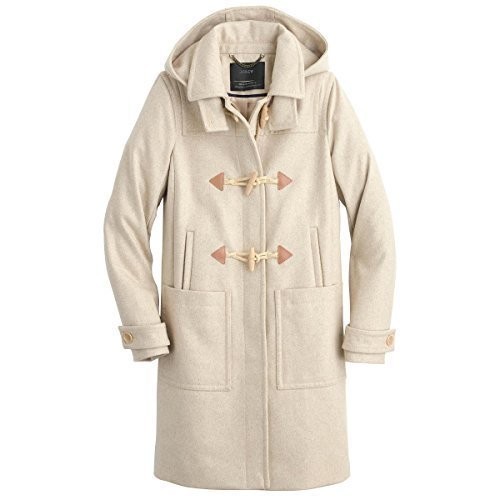 J. Crew Women's Wool Melton Toggle Coat Jacket Beige Size 0 Originally