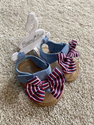 Rising Star  Baby Sandals Size 1 (3-6 m) NWT