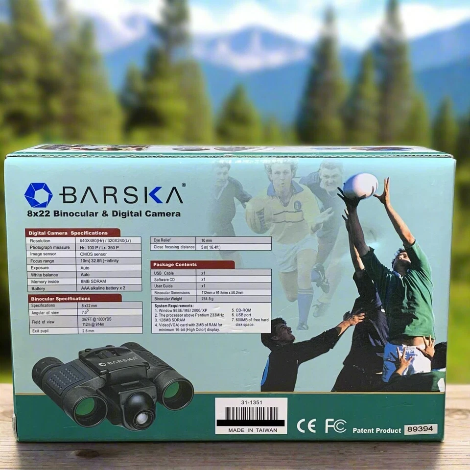 Barska, 8x22 Binocular & Digital Camera, In Box - Image 2 of 4