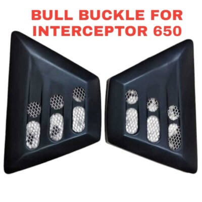 ''BULL BUCKLE, BLACK'' PASSEND FÜR ROYAL ENFIELD INTERCEPTOR 650