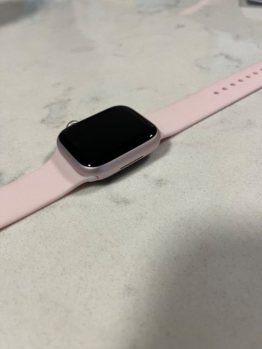 Collectors Item - Apple Watch DEMO Series 9 41mm Pink Aluminum Case w/ Band - Zdjęcie 6 z 9