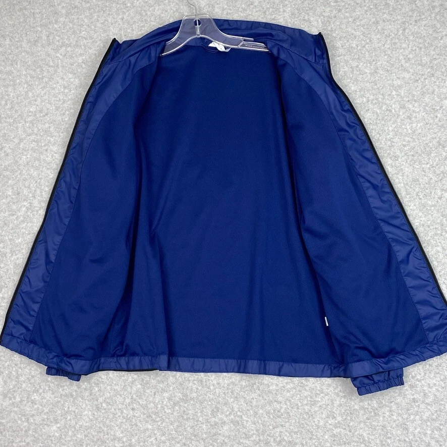 Chaqueta cortavientos Ideology para mujer M azul forrada cremallera completa bolsillos ligeros Foto 2 de 4