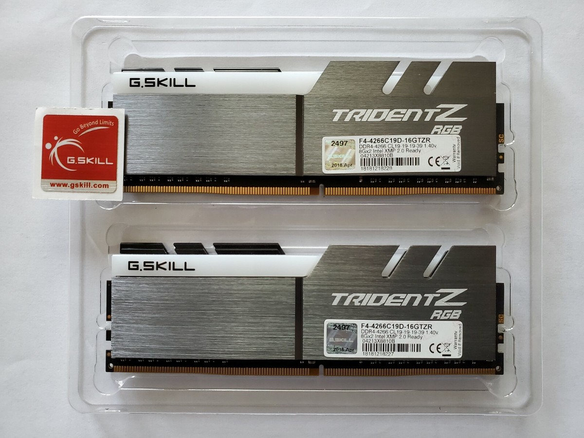 ✓✓ G.SKILL TridentZ RGB 16GB (2x8GB) 4266 MHz *19-19-19-39* (B