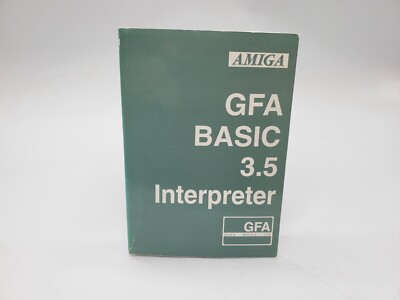 AMIGA GFA BASIC 3.5 INTEPRETER BOOK (GFA DATA MEDIA UK) 1990 COMMODORE AMIGA
