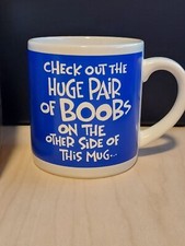 Bill Clinton Al Gore President Presidential joke huge pair of boobs mug politics