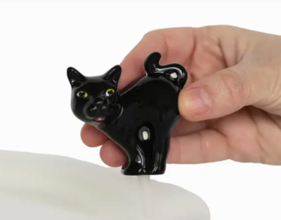 Nora Fleming Scaredy Cat Mini A419 Black Cat Halloween Hand
