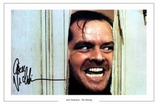 JACK NICHOLSON SIGNED AUTOGRAPH PHOTO PRINT THE SHINING