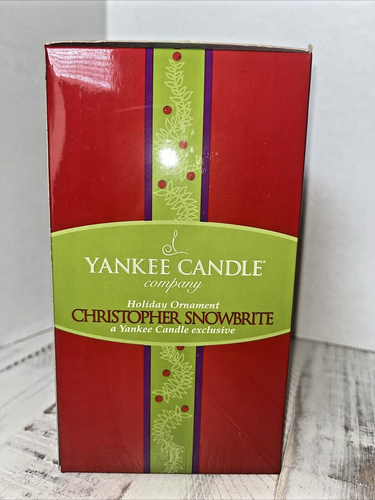 Yankee Candle Ornament Christopher Snowbrite Snowman Christmas - Picture 3 of 5