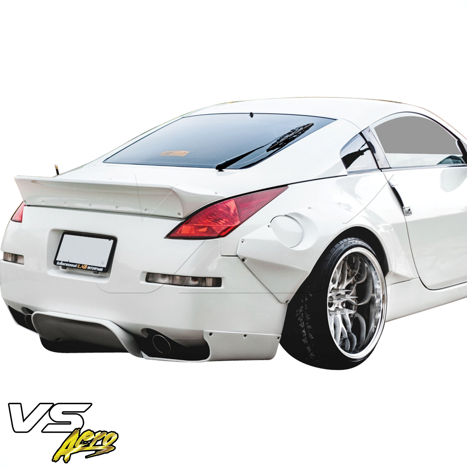 VSaero FRP TKYO Rear Diffuser 3pc Z33 for 350Z Nissan 03-08 vsaero ...