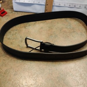 Ceinture En Cuir James Campbell - Taille 34 - Marron - Boucle Classique - Occasion Bon état (EUC)