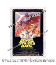 1981 STAR WARS THE EMPIRE STRIKES BAC MOVIE POSTER metal tin sign bar club home