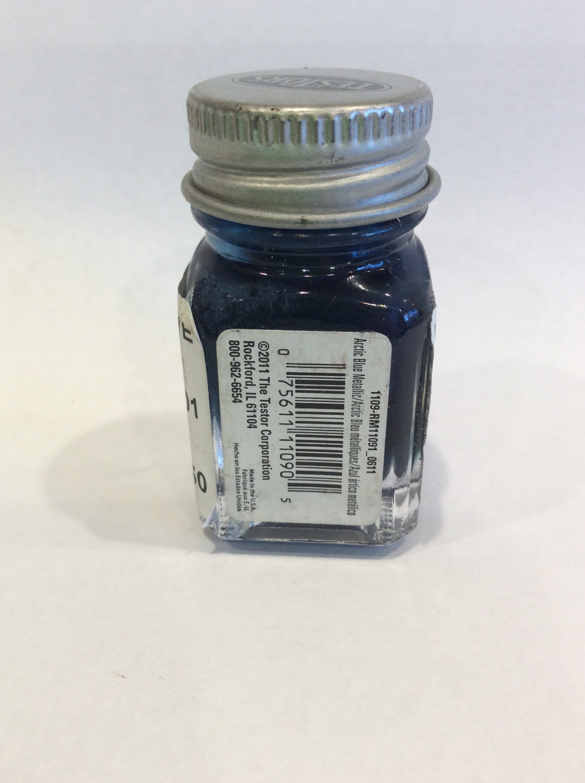 Testors Enamel Paint—1/4 oz. Metallic Arctic Blue 1109TT eBay