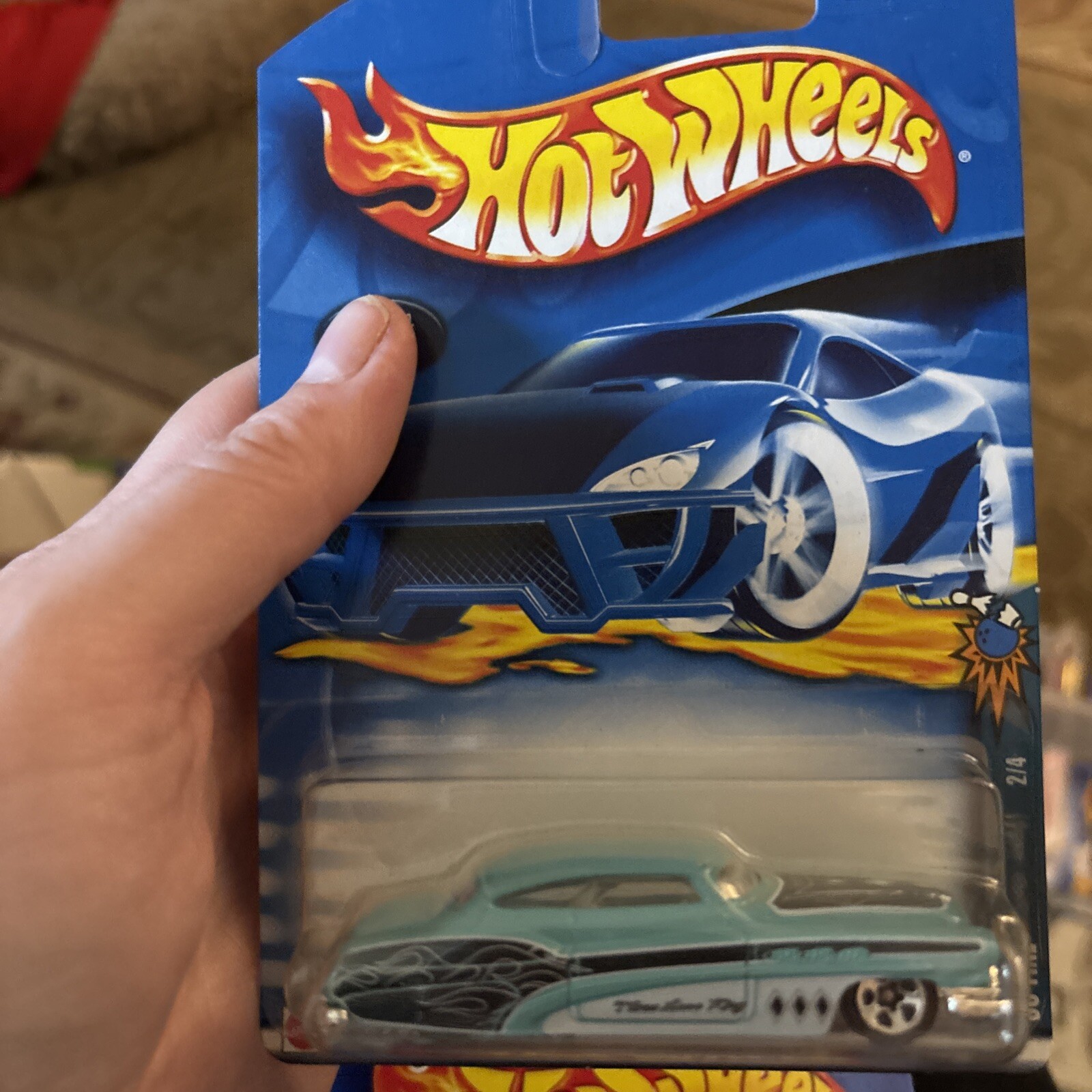 Hot Wheels So Fine 2/4 2002 Collector No. 060 Blue New on Card