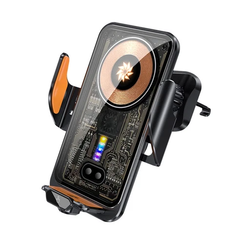 Caricabatterie wireless 66W max caricatore automatico auto supporto cellulare auto supporto auto - Foto 14 di 15