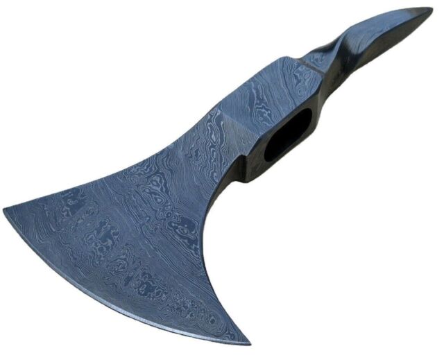 CUSTOM HANDMADE FORGED DAMASCUS STEEL HATCHET TOMAHAWK HUNTING VIKING AXE HEAD CUSTOM HANDMADE FORGED DAMASCUS STEEL HATCHET TOMAHAWK HUNTING VIKING AXE HEAD