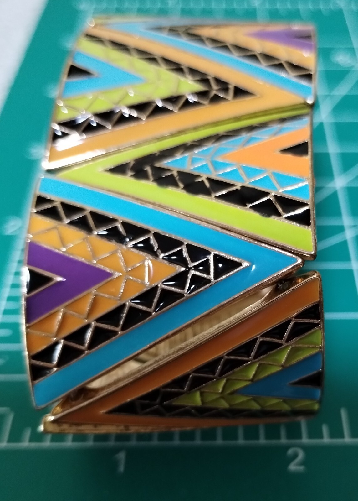 Summertime Fun V-Shaped Multi-Colored Stretch Cuf… - image 2