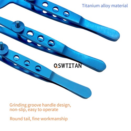 Ophthalmic Titanium alloy/Stainless steel Chalazion Eye Forceps Surgical tool - Picture 5 of 22