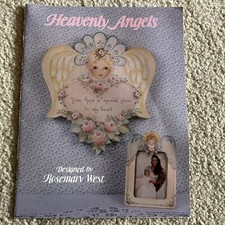 ROSEMARY WEST 1989 HEAVENLY ANGELS HOLIDAY MULTI PATTERN PAINTING BOOKLET