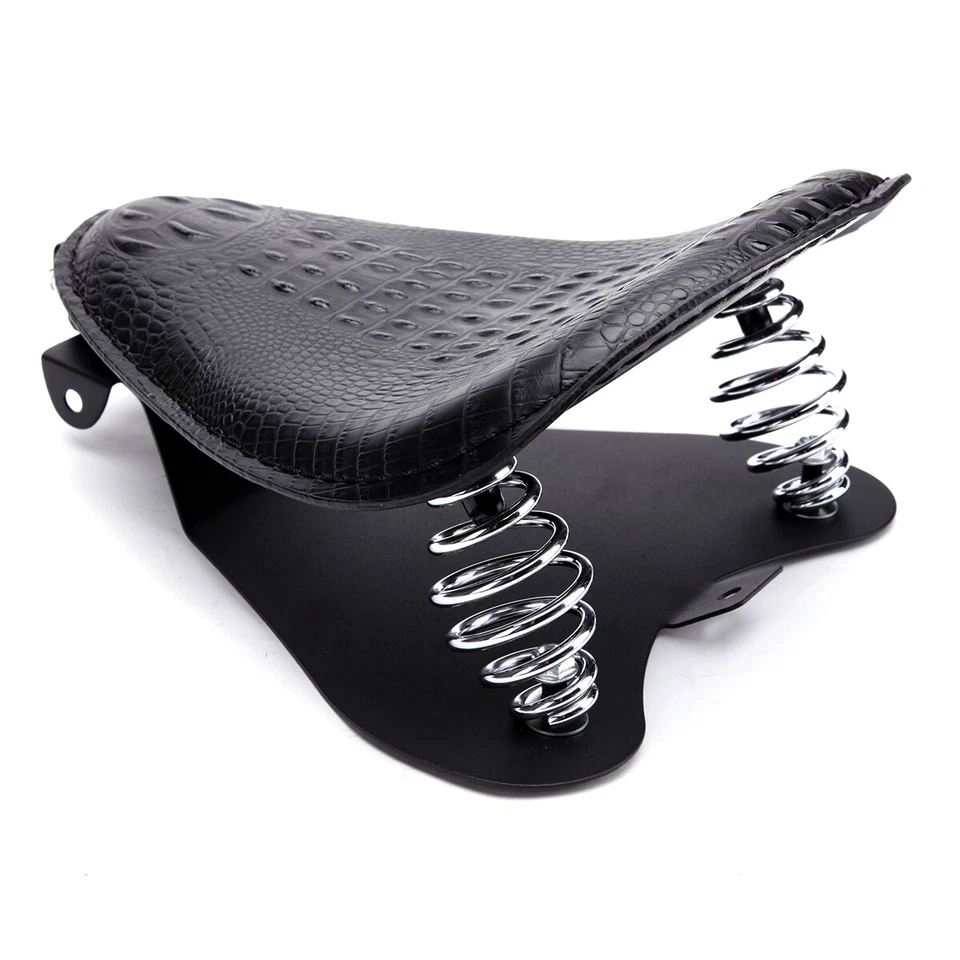 Одиночное сиденье с пружиной для мотоцикла с комплектом основания для Harley Heritage Softail Springer - Изображение 2 из 4